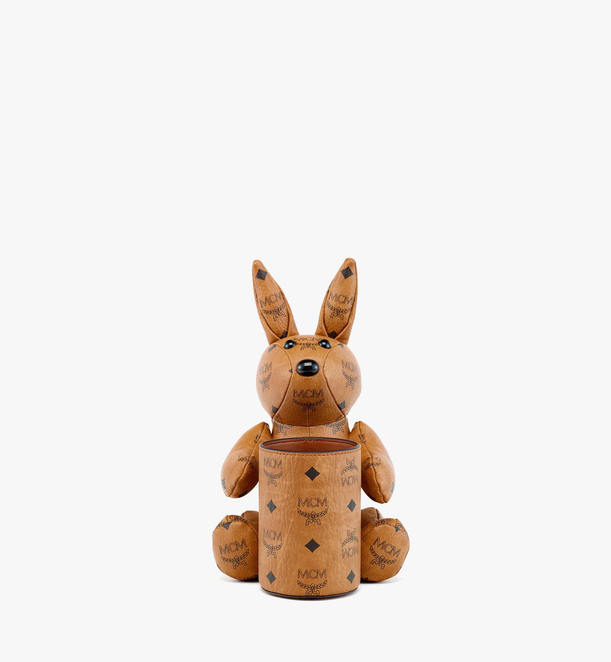 Mcm hot sale rabbit keychain